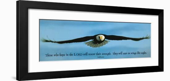 Inspirational - Eagle-null-Framed Art Print