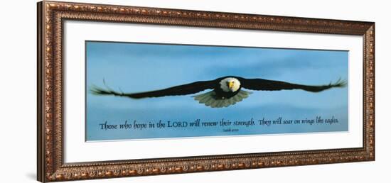 Inspirational - Eagle-null-Framed Art Print