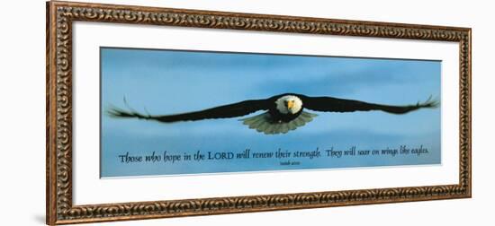 Inspirational - Eagle-null-Framed Art Print