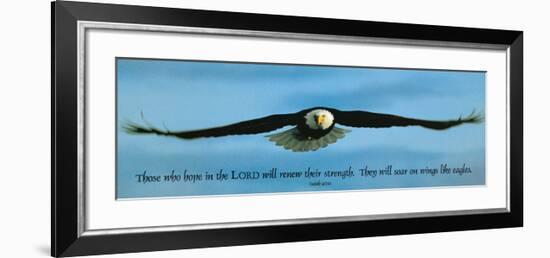 Inspirational - Eagle-null-Framed Art Print