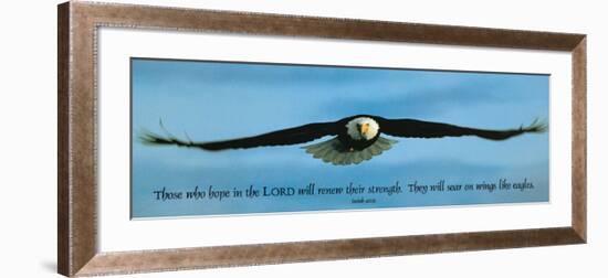 Inspirational - Eagle-null-Framed Art Print