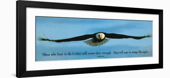 Inspirational - Eagle-null-Framed Art Print