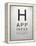 Inspirational Eye Chart I-Sd Graphics Studio-Framed Stretched Canvas