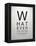 Inspirational Eye Chart III-Sd Graphics Studio-Framed Stretched Canvas