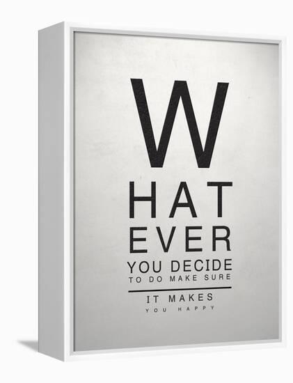 Inspirational Eye Chart III-Sd Graphics Studio-Framed Stretched Canvas