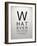 Inspirational Eye Chart III-Sd Graphics Studio-Framed Art Print