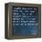 Inspirational Quote By Albert Einstein On Earthy Blue Background-nagib-Framed Stretched Canvas