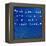 Inspirational Quote By Anne Sexton On Earthy Blue Background-nagib-Framed Stretched Canvas