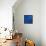 Inspirational Quote By Anne Sexton On Earthy Blue Background-nagib-Framed Stretched Canvas displayed on a wall