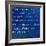 Inspirational Quote By Bill Cosby On Earthy Blue Background-nagib-Framed Art Print