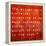 Inspirational Quote By Carlos Castaneda On Earthy Red Background-nagib-Framed Stretched Canvas