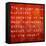 Inspirational Quote By Carlos Castaneda On Earthy Red Background-nagib-Framed Stretched Canvas