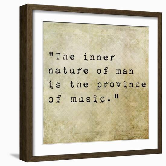 Inspirational Quote By Confucius On Earthy Background-nagib-Framed Art Print