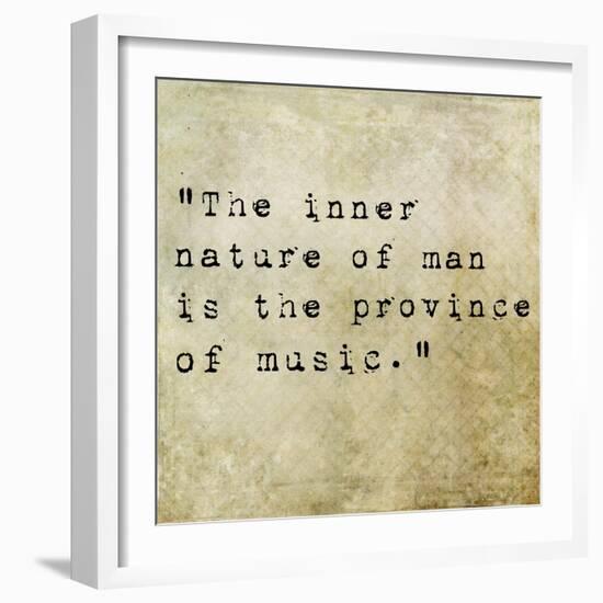 Inspirational Quote By Confucius On Earthy Background-nagib-Framed Art Print