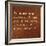 Inspirational Quote By Confucius On Earthy Background-nagib-Framed Art Print