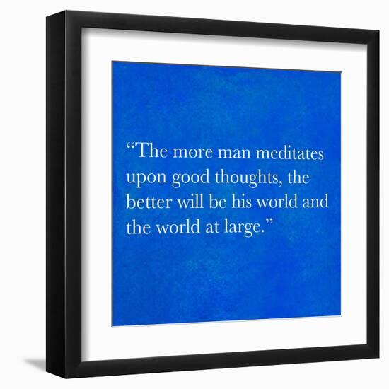 Inspirational Quote By Confucius On Earthy Background-nagib-Framed Art Print