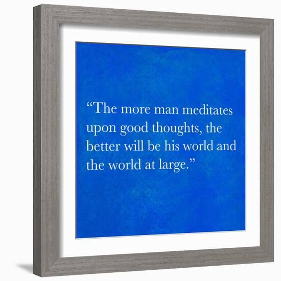 Inspirational Quote By Confucius On Earthy Background-nagib-Framed Art Print