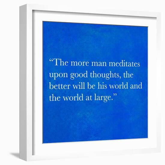 Inspirational Quote By Confucius On Earthy Background-nagib-Framed Art Print