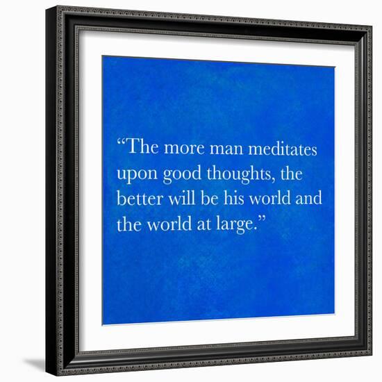 Inspirational Quote By Confucius On Earthy Background-nagib-Framed Art Print