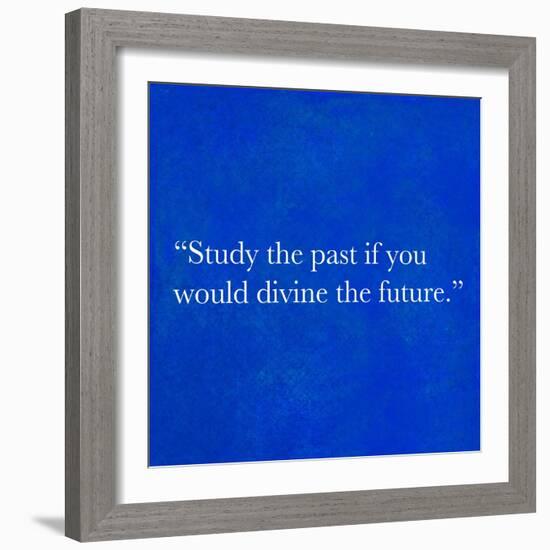 Inspirational Quote By Confucius On Earthy Background-nagib-Framed Art Print