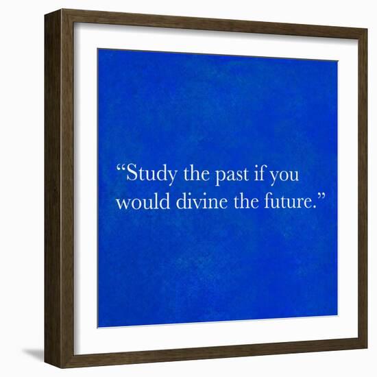 Inspirational Quote By Confucius On Earthy Background-nagib-Framed Art Print