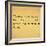 Inspirational Quote By Confucius On Earthy Background-nagib-Framed Art Print