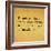 Inspirational Quote By Confucius On Earthy Background-nagib-Framed Art Print