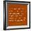 Inspirational Quote By Confucius On Earthy Background-nagib-Framed Art Print