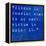 Inspirational Quote By David Star Jordan On Earthy Blue Background-nagib-Framed Stretched Canvas