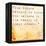 Inspirational Quote By Eleanor Roosevelt On Earthy Background-nagib-Framed Stretched Canvas