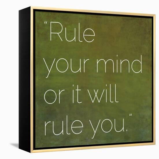 Inspirational Quote by Gautama Buddha (563 BC-483 BC)-nagib-Framed Stretched Canvas