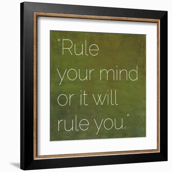 Inspirational Quote by Gautama Buddha (563 BC-483 BC)-nagib-Framed Art Print