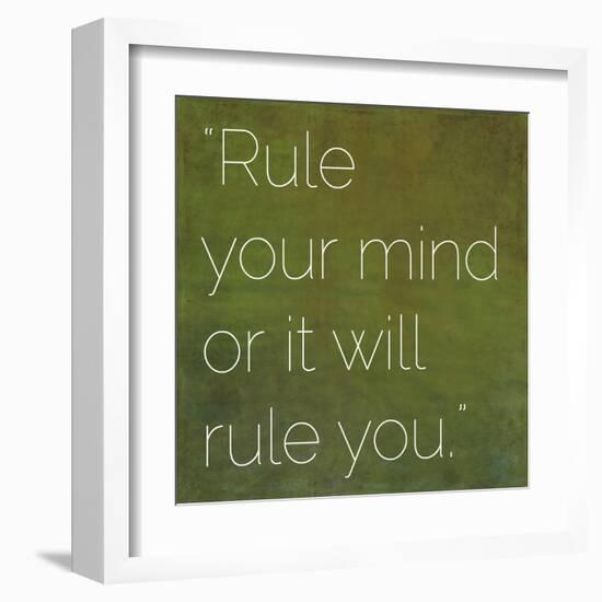 Inspirational Quote by Gautama Buddha (563 BC-483 BC)-nagib-Framed Art Print