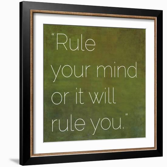 Inspirational Quote by Gautama Buddha (563 BC-483 BC)-nagib-Framed Art Print