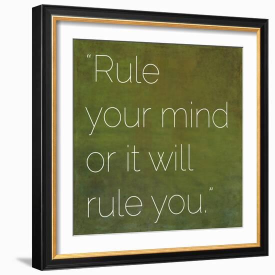 Inspirational Quote by Gautama Buddha (563 BC-483 BC)-nagib-Framed Art Print