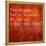 Inspirational Quote By Hal Borland On Earthy Red Background-nagib-Framed Stretched Canvas