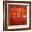 Inspirational Quote By Hal Borland On Earthy Red Background-nagib-Framed Art Print