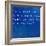 Inspirational Quote By Mahatma Ghandi On Earthy Blue Background-nagib-Framed Art Print