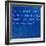 Inspirational Quote By Mahatma Ghandi On Earthy Blue Background-nagib-Framed Art Print