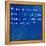 Inspirational Quote By Mahatma Ghandi On Earthy Blue Background-nagib-Framed Stretched Canvas