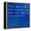 Inspirational Quote By Mahatma Ghandi On Earthy Blue Background-nagib-Framed Stretched Canvas