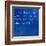 Inspirational Quote By Mahatma Ghandi On Earthy Blue Background-nagib-Framed Art Print