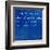 Inspirational Quote By Mahatma Ghandi On Earthy Blue Background-nagib-Framed Art Print