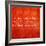 Inspirational Quote By Napoleon Hill On Earthy Red Background-nagib-Framed Art Print