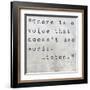 Inspirational Quote By Rumi On Earthy Background-nagib-Framed Art Print