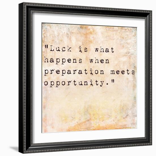 Inspirational Quote By Seneca On Earthy Background-nagib-Framed Premium Giclee Print