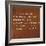 Inspirational Quote By Siddhartha Gautama (The Buddha) On Earthy Background-nagib-Framed Art Print