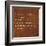 Inspirational Quote By Siddhartha Gautama (The Buddha) On Earthy Background-nagib-Framed Art Print