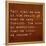 Inspirational Quote By Siddhartha Gautama (The Buddha) On Earthy Background-nagib-Framed Stretched Canvas