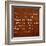 Inspirational Quote By Siddhartha Gautama (The Buddha) On Earthy Background-nagib-Framed Art Print